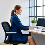 **

"A creative professional using AI tools for content creation in a bright, modern office. She is fully clothed in modest business attire. The scene emphasizes innovation and technology. Safe for work, appropriate content, perfect anatomy, natural pose, professional, family-friendly."

**
